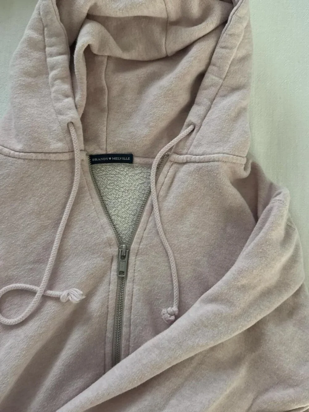 Brandy Melville Women's Pink and Purple Sweatshirt